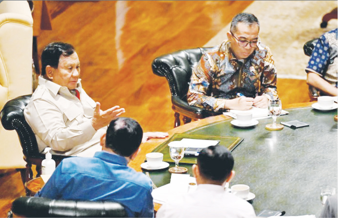 普拉博沃总统希望校园研究成果 成为国家实际解决方案