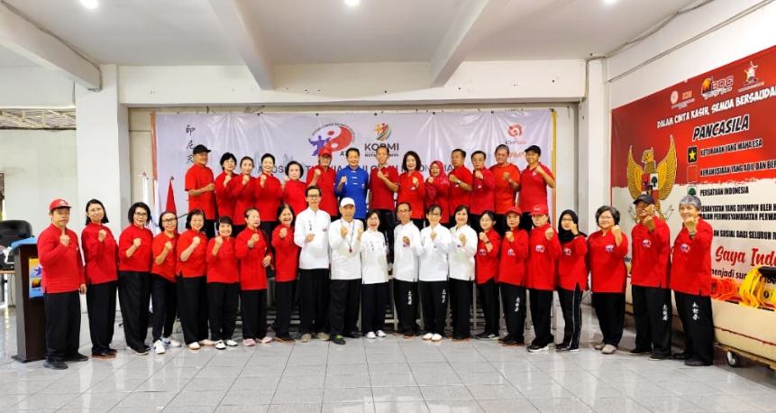 印尼天下太极拳协会“Panjang Jiwo”习练馆正式启用邀泗水民众共练太极拳