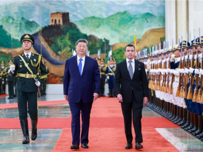 习近平同厄瓜多尔总统诺沃亚会谈