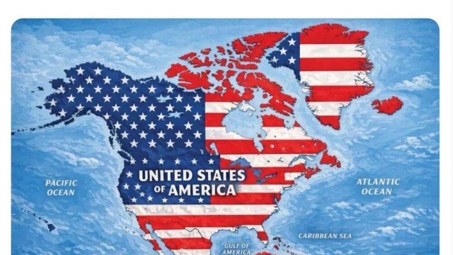 特朗普发图“美国旗覆盖加拿大、墨西哥、冰岛等”冰岛召见美国大使表达不满